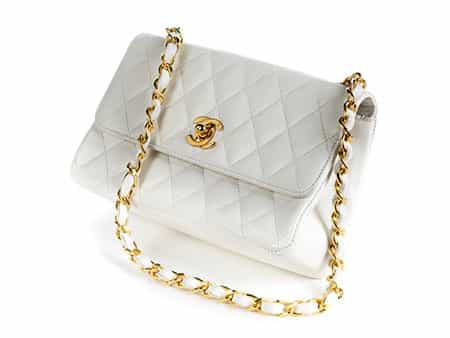 Weiße Damenhandtasche von Chanel