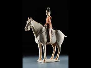Tang-Pferd mit Reiterin