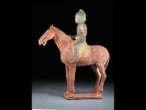 Pferd und Reiterin der Tang-Dynastie