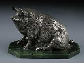 Schwein aus Silber