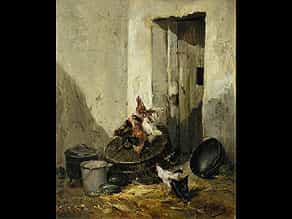 Antoine Vollon 1833 Lyon - 1900 Paris stellte im Pariser Salon seit 1864 aus, erhielt den ersten Preis bei der Weltausstellung 1878. Gemälde seiner Hand in den Museen von Amiens, Brüssel, Den Haag, Lyon, Moskau, Paris, New York etc. 