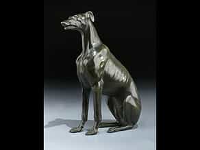 Bronze eines Greyhounds