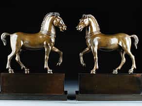 Bronzefiguren zweier Pferde von San Marco