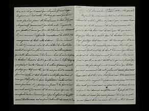 Brief Nr. 47 der Korrespondenz des Zaren Alexander II. von Russland an Ekaterina Dolorukaya (der späteren Prinzessin Jurjewskaya) in französischer Sprache. 