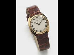 Seltene Cartier Herrenarmbanduhr gefertigt von Audemars Piguet