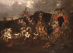 Italienischer Maler des 18. Jahrhunderts in der Stilnachfolge des Stefano della Bella und Alessandro Magnasco (1667 - 1749)