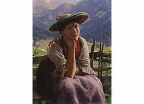 Rau Emil, 1858 - 1937, Maler der Münchner Schule