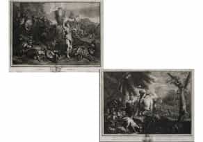 Paar Kupferstiche des 18. Jahrhunderts