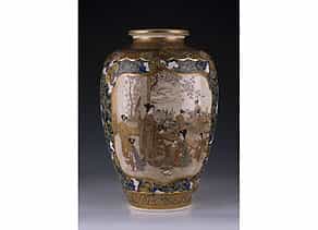 Japanische Vase der Meiji-Periode