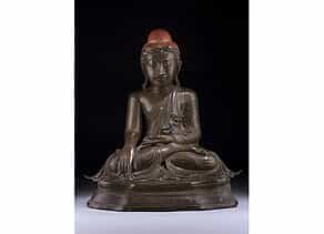 Bronze-Buddha-Figur