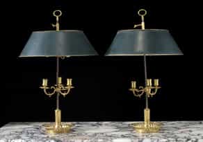 Paar Empire-Tischlampen