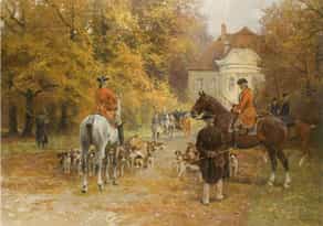 Georg Koch, 1857 Berlin - 1936, Der Maler studierte bei Steffeck, Meyerheim und Gussow an der Berliner Akademie. Er war auf zahlreichen Ausstellungen, unter anderem in Paris und Buenos Aires vertreten.