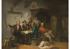 Leopold Fissette, Maler des 19. Jahrhunderts