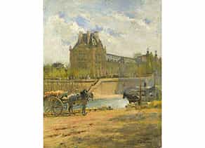 Albert Lebourg, 1849 - 1928 Rouen, Französischer Impressionist. Er gehörte zum Freundeskreis von Degas, Monet und Sisley.