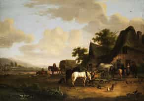 Holländischer Maler in der Stilnachfolge von Philips Wouwerman, 1619 - 1668 Haarlem