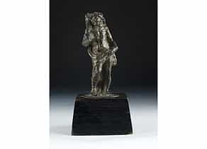 Kleine Bronzestatue eines Herkules, 