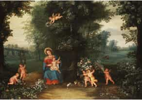 Jan Brueghel der Jüngere, 1601 Antwerpen - 1678 und Peter van Avont, 1600 - 1652, in Art der Künstlerwerkstatt derselben