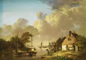 Jan van Os, 1744 - 1808, Holländischer Marinemaler des 17. Jahrhunderts