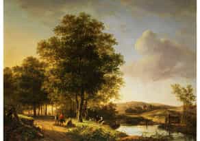 Andreas Schelfhout, 1787 Den Haag - 1870 Den Haag, zug.