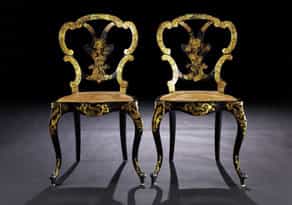 Paar viktorianische Damensalonmöbel