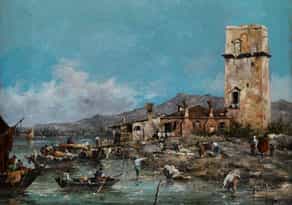 Giuseppe Ponga, 1856 Chioggia - 1925 Venedig, zug.