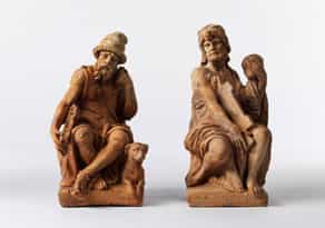 Figurenpaar in Terracotta