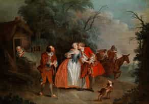 Maler des 18. Jahrhunderts in der Stilnachfolge von Watteau 