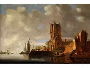 Wouter Knijff, 1607 Wezel - nach 1693 Bergen op Zoom, Maler im Umkreis des Jan van Goyen, zug.