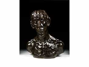Rik Wouters, 1882 Malines - 1916 Amsterdam, Schüler der Brüsseler Akademie, bekannt geworden durch mehrere Büsten bedeutender Persönlichkeiten wie etwa von Rodin