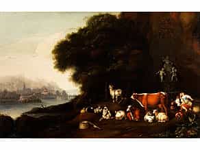 Abraham Borm, 1668, Holländischer Maler aus Middelburg 1653 als Lehrling von Karel Slabbaert genannt, seit 1658 Mitglied der Malergilde