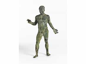 Jünglingsfigur in Bronze