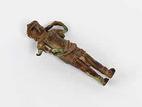Kleine Bronzefigur der frühen Khmer-Kultur