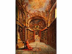 Frans Vervloet, 1795 Mecheln - 1872 Napoli, Veduten- und Interieurmaler, schuf zahlreiche Kircheninterieurs