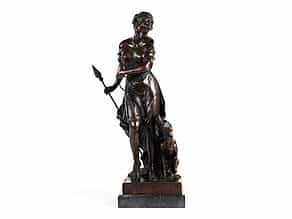 Bronzefigur der Diana