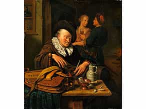 Willem van Mieris, 1662 - 1747, Sohn des Frans van Mieris d. Ä.
