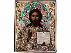 Ikone mit der Darstellung von Christus Pantokrator