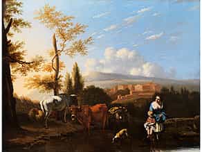 Holländischer, in Italien wirkender Maler des 17. Jahrhunderts