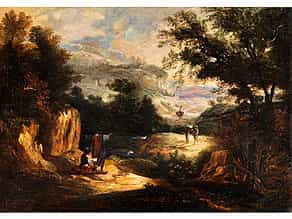 Italienischer Maler des 17. Jahrhunderts unter dem Einfluss der flämischen Landschaftsmalerei