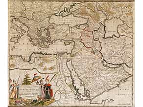 Landkarte des türkisch-osmanischen Reiches