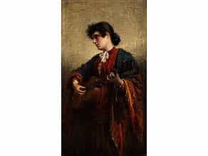 Enrico Crespi, 1854 - 1929, Italienischer Maler des 19. Jahrhunderts