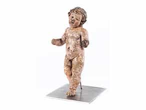 Terrakotta-Figur eines Jesuskindes