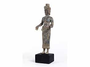 Weibliche Götterfigur der Khmer