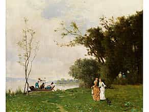Gerard Leclerc, französischer Maler des 19. Jahrhunderts