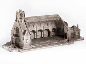 Modell eines Kirchengebäudes