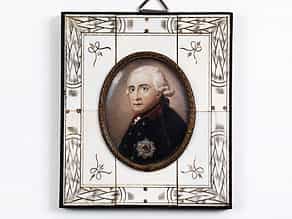 Miniaturportrait Friedrich der Große