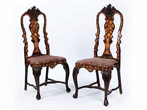 Paar holländische Barock-Stühle
