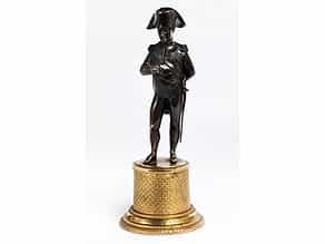 Kleine Bronzefigur Napoleons