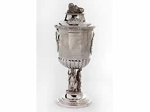 Silberner Pokal für Friedrich Johann Epplin 1832 gegeben von den Offizieren des Offizier-Korps des Kgl. Bayer. 13. Linien-Infanterie-Regiments Bayreuth
