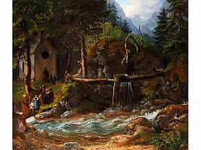 Gustav Reinhold, 1798 - 1849 Königssee/ Berchtesgaden