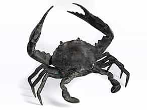 Bronzeabguss einer Krabbe
